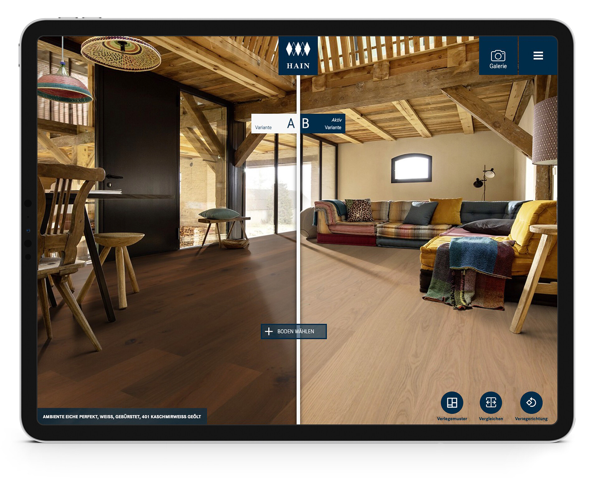 New room designer HAIN Raumgestalter: Parkettböden im eigenen Raum visualisieren