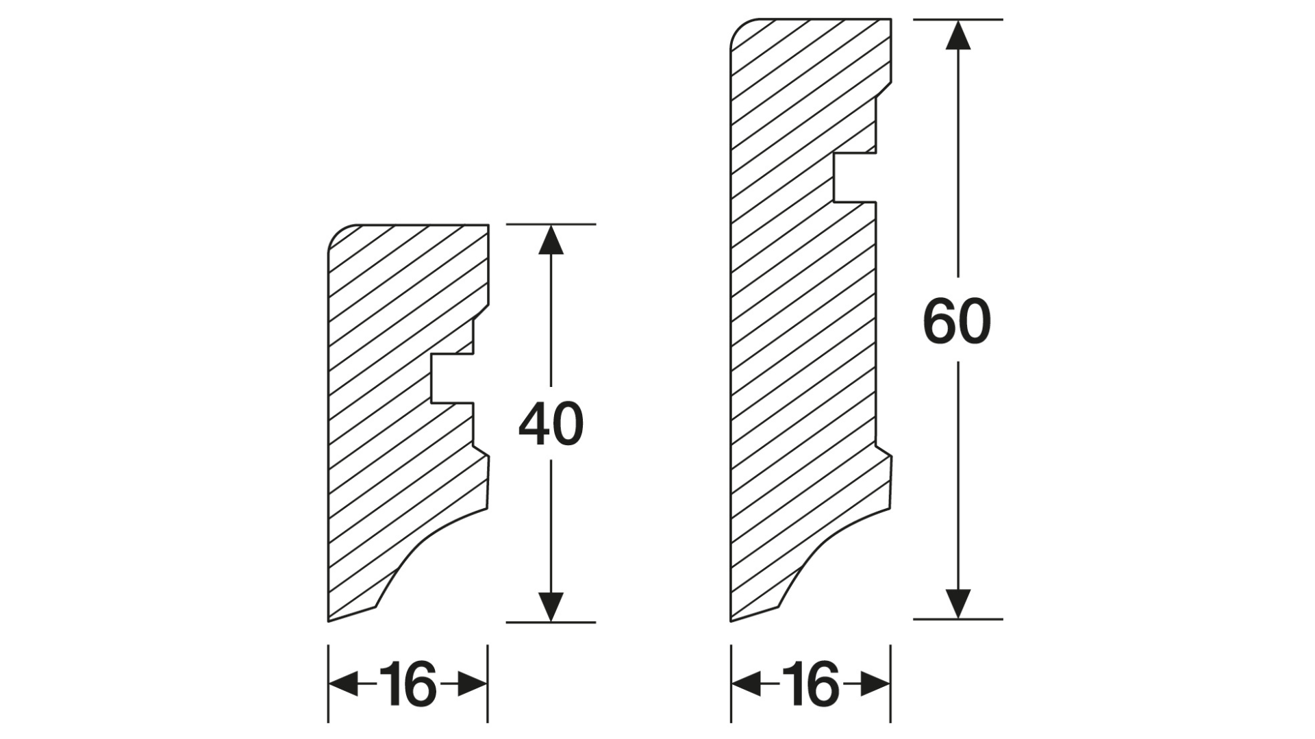 Leisten Cube Massivholz Leisten