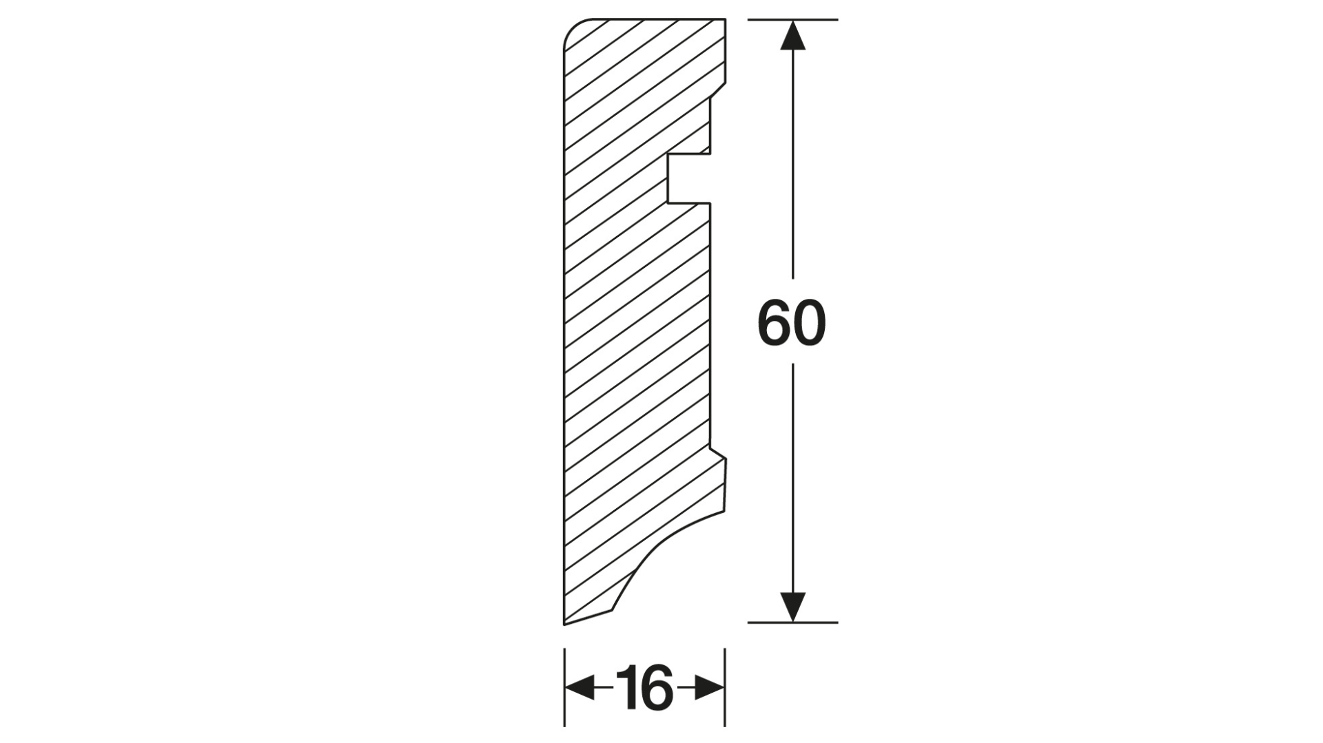 Leistenquerschnitt Cube Furnier Leistenquerschnitt Cube Furnier